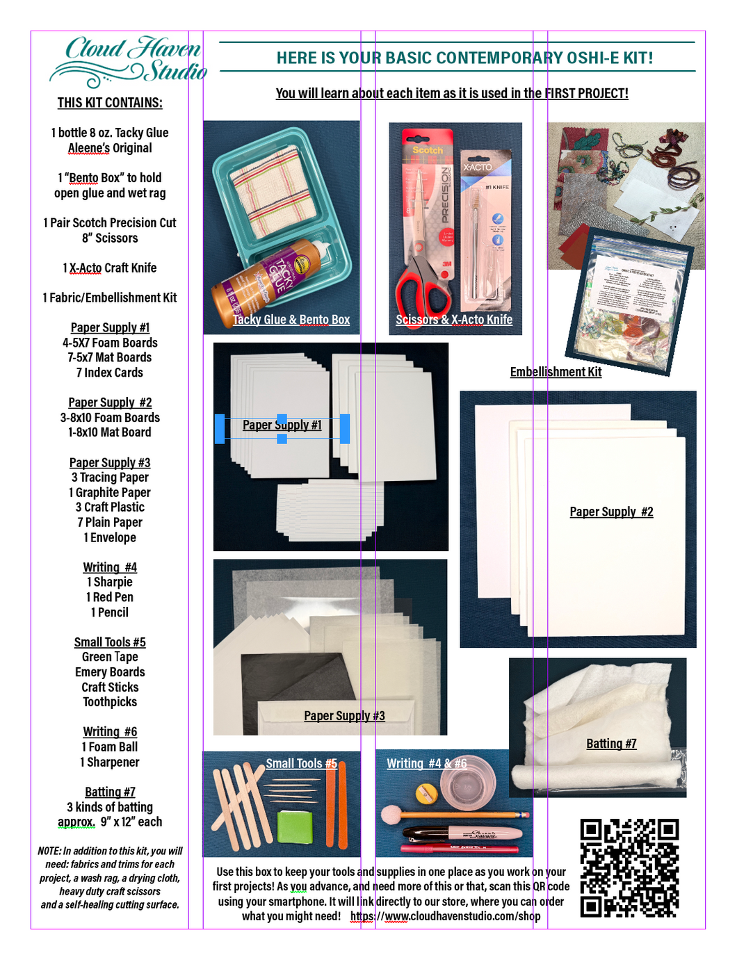 Basic KIT for Contemporary Oshi-e