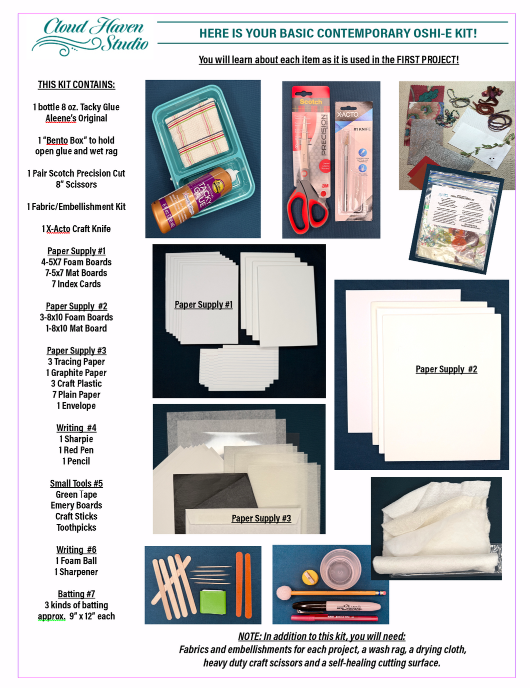 BASIC KIT for Contemporary Oshi-e